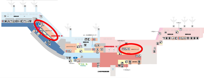 福岡空港 国内線ターミナル ANAラウンジ レポート│す。マイル!のんびり楽しくANAのSFC修行